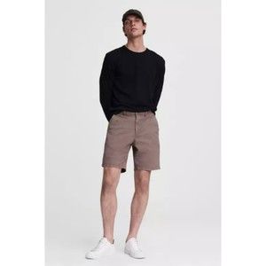 Rag & Bone Classic Cotton Chino Shorts Men's Brown Slim Fit Casual Size‎ 40 NEW